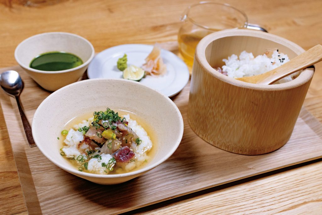 CHOPPED RAW FISH 'NAMERÔ' UZUME-MESHI